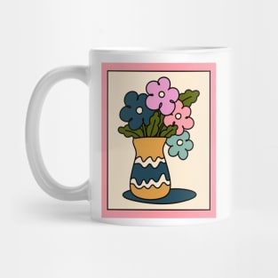 Flowers Retro 70s Mug